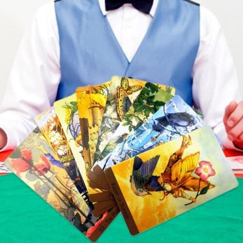 Victorian Fairy Tarot 78-Card Deck Full English Oracle Cards Divination Fate Family Party Board Game Dropship