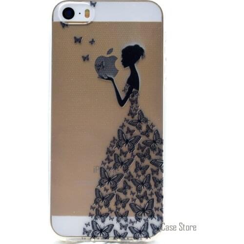 High Quality Cute Cartoon Phone Case For iPhone 7 6 6S Plus Soft Silicone Gel Phonet Casi Pone Csse Cover Cas For iPhone 5 SE 5S