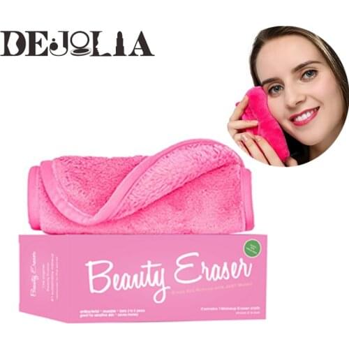 1PC Reusable Microfiber Face Clean Eraser Makeup Remover Towel Face Cleaning Pads Facial Cleansing Pad Beauty Wash Tools