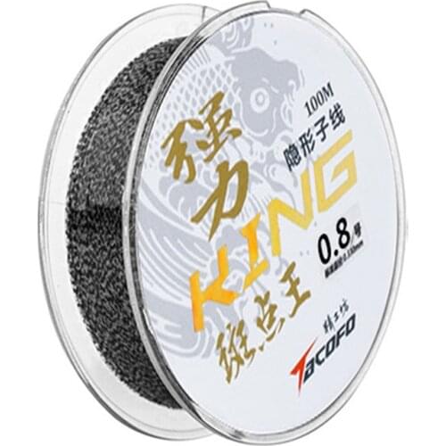 100M Invisible Fluorocarbon Line0.12-0.50mm Super Strong Spotted Line Sinking Nylon Fly Fishing Line Select Two Colors To Choose
