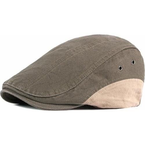 Fibonacci 2020 New Spring Summer Retro Large Size Berets Men Patchwork Cabbie Ivy Flat Cap Hats for Womens Newsboy Caps