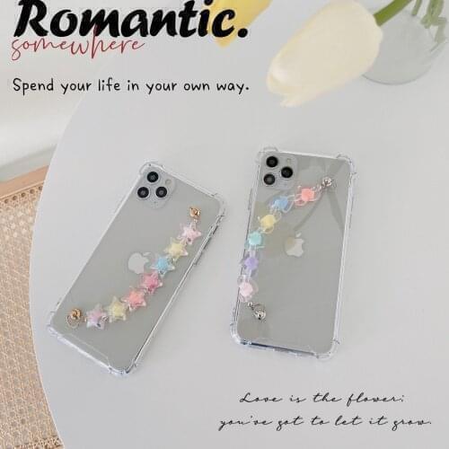 Heart Stars Breacelet Phone Case For OPPO Reno 4 5G 5 Pro Plus 3 4Z 4F 5Z 5F Lite Reno2 Z F Clear TPU Soft Cover Skin