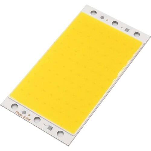 94x50mm DC 12V 15W COB LED Light Panel Lamp Ultral Bright Warm Cool White Blue Red Green COB Chip On Board Matrix LED Bulb DC12V
