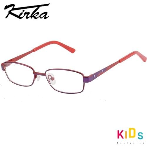 Kirka Kid Vintage Metal Optical Glasses Frames Girl Eye Glasses Frame for Children Girls Boys