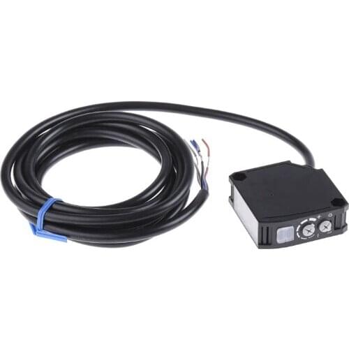 E3JK-RR12 5m E3JK Photoelectric Sensor Retroreflective 6 m, 100 mm Detection Range Relay