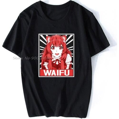 Men t-shirt Raphtalia The rising of the shield hero v1 tshirt Women t shirt Cotton Tees Tops Anime Harajuku Streetwear