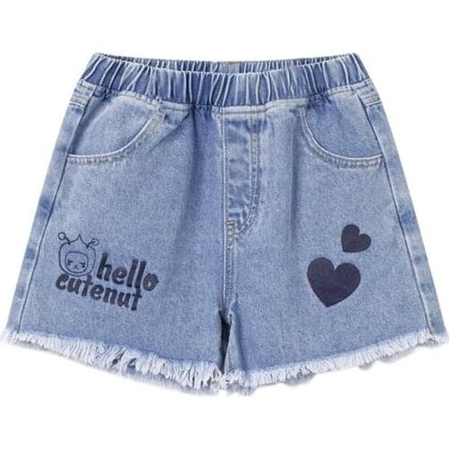 HUANG-TAI-ZI Denim Shorts For Girls