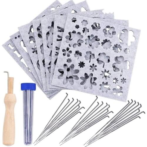 LMDZ Wool Felting Needles Wool Felt Mold Needle Felting Applique Mold Needle Felting Needle Felting Supplies Felting Kit