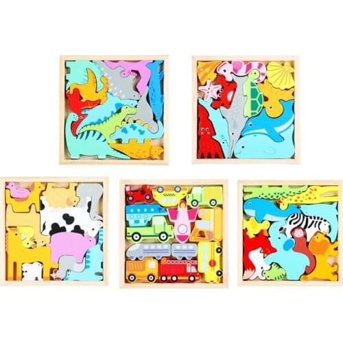 Early Learning Toy Puzzle Board Creative Tangram Brain Developmental Kid’s Gift