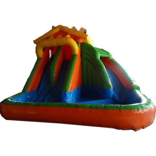 Commercial PVC inflatable water slide for sale /outdoor playground water pool slide