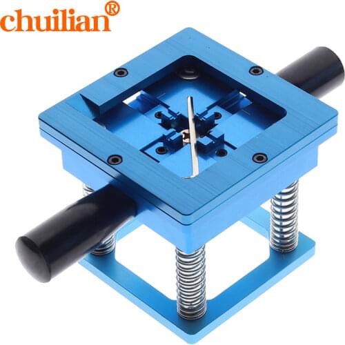 Blue BGA reballing kit 90*90mm BGA reballing station with hand shank Gift 10/PCS BGA Universal Stencil