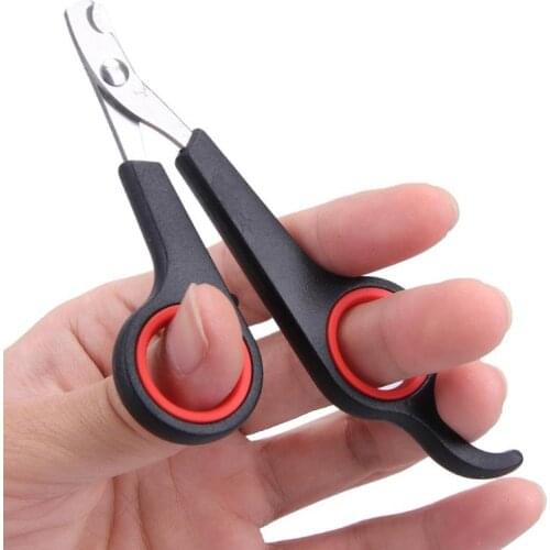 Stainless Steel Pet Nailclippers Supplies Cats Dogs Nails Clippers Trimmer Pet Nail Professional Claw Grooming Scissors Cutter