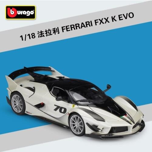 Bburago 1:18 FERRARI FXX K EVO Alloy Model Car Static Metal Model Vehicles