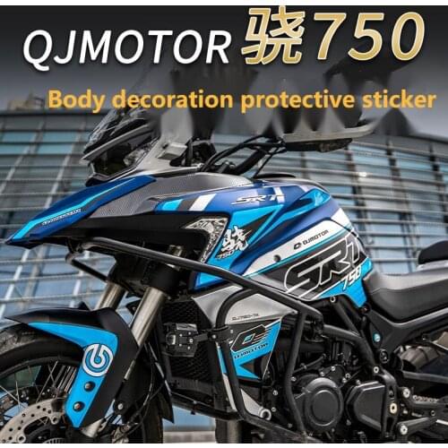 Motorcycle Stickers Drawing Prints Body Decals Protective Whole Car Waterproof for Qjmotor Qj750-7
