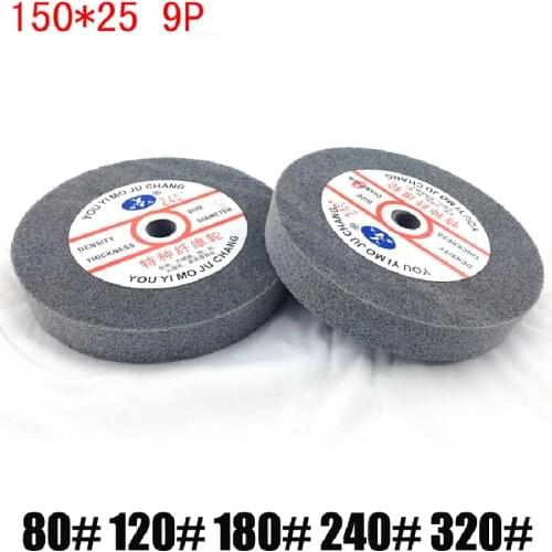 Nylon fiber stainless steel Metal Polishing Grinding Non woven drawing wheel 150x25 mm 9P 1 piece price