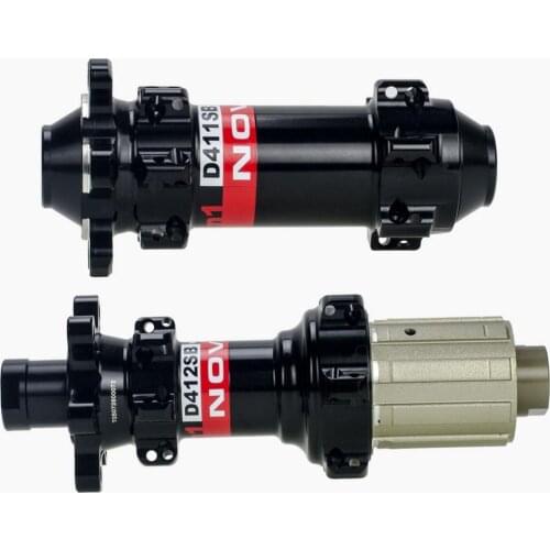 Novatec D411SB D412SB disc brake hubs thru axle 15X100mm /12X142mm 6 Polt QR Alloy straight pull hub 9/10/11s XX1 Casstte Body