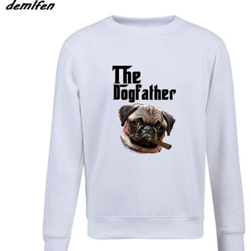 New Spring autumn Cool Hoodie Pug Dogfather Mafia Style New Amazing Graphic Sweatshirt Hip Hop Coat Tops Harajuku Streetwear