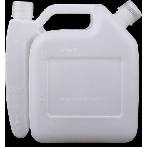 New Arrival 1.5L Lawn Mower Proportioning Pot Jug Gasoline Fuel Oil Blending Bottle Can Plastic Oil Mixing Bottle 50:1/25:1