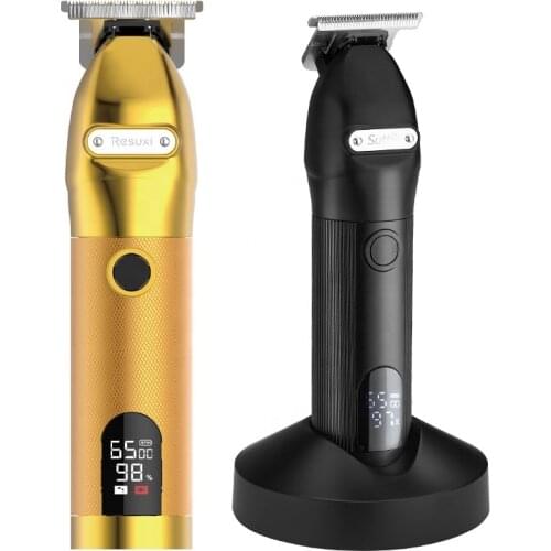 JM751 New Design Hair Trimmer Professional Barber Shop Hair Cut Machine Hair Trimmer RESUXI with charging dock