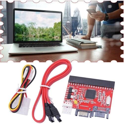 1Pcs IDE To SATA PCI Card 100/133 HDD/CD/DVD Converter Hard Shipping Adapter SATA Hot Drop SATA Serial 2021 To IDE Driver D L0K9