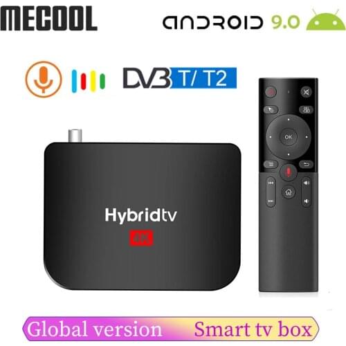 Mecool M8S PLUS Android 9.0 DVB-T2 Hybridtv TV Box Amlogic S905X2 2GB 16GB Support 4K Terrestrial Combo Box smart tv box android
