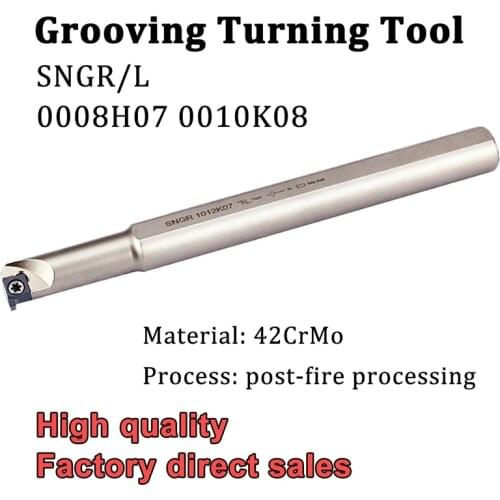 SNGR SNGL White Internal Grooving Turning Tool Holder Lathe Slot Cutter CNC Machine SNGR0008H07 SNGR1012H07 for Carbide Inserts