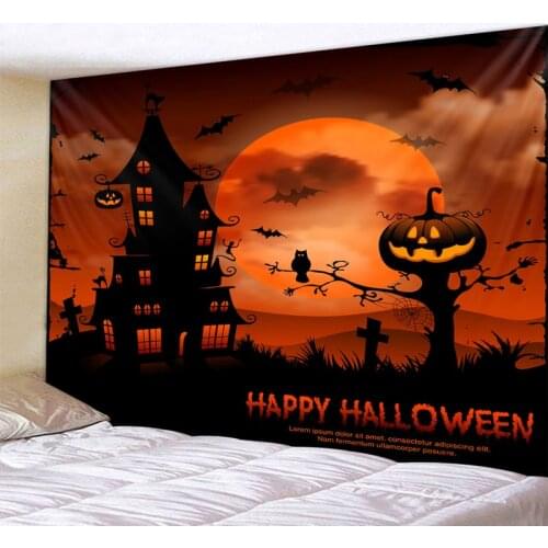 Scary Blood Palm Halloween Wall Hanging Tapestry Carpet Halloween Party Wall Cloth Tapestries For Home Bar Halloween DIY Decor