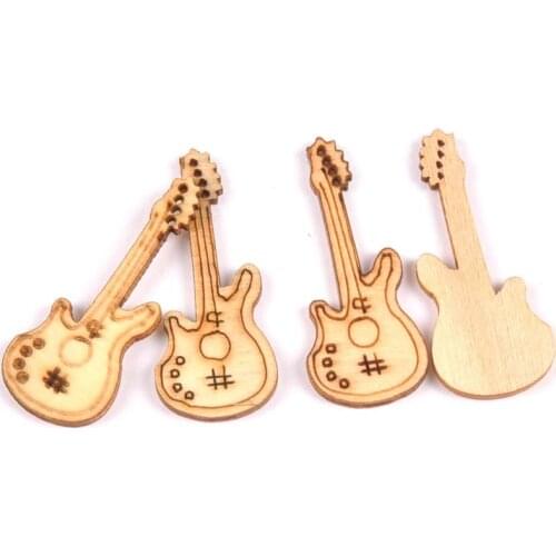 50pcs Brand New guitar Die Cutting Plywood Template DIY Crafts Handicraft Wooden Crafts Accessories 15x36mm MT1776