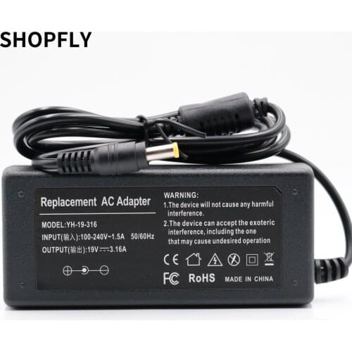 19V 3.16A 5.5*3.0mm Laptop Adapter Charger For Samsung Notebook R58 R23 R540 R429 R23 RV411 R440 R430 R528 R478 Power Supply