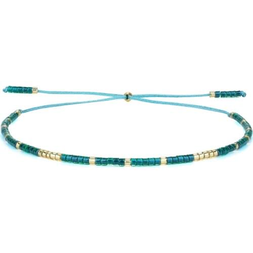 KELITCH Bracelets Miyuki Beaded Handmade Bohemia Strand New Adjustable Crystal Bracelet Goth Bangles Undefined Pulseira