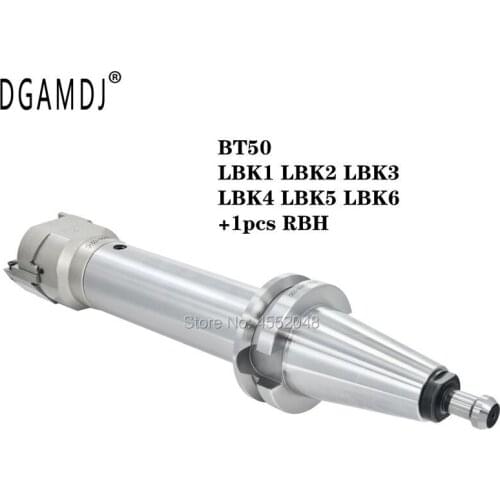 1 Set of BT50 LBK1 LBK2 LBK3 LBK4 LBK5 LBK6 Fine Boring Tool Holder LBK Boring Machine + RBH Fine-Tuning Boring Head