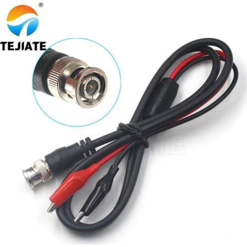 1PCS BNC Type To Double Alligator Clip Wire Q9 Signal Test Line