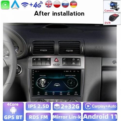 2GB 32GB GPS Car Multimedia Player For Mercedes Benz C Class C55 / CLC Class W203 /CLK Class W209 /CLS Class W219 2004- 2011