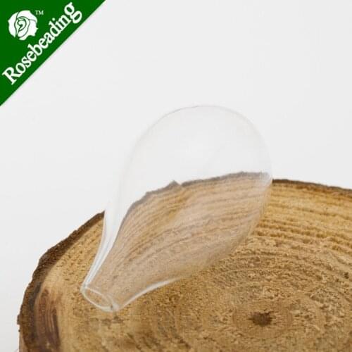 2014 new,18*30mmSmall Glass cover,Small Glass Bottles,Drop shape,sold 10pcs/lot-C3246