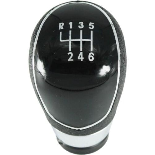 6 Speed Car Gear Shift Knob For Ford Focus MK2 MK3 Fiesta 2008-2013 C-Max 2007-2013 B-Max 2012- Kuga 2008-2013