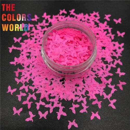 TCT-519 Butterfly Nail Glitter Nail Art Decoration uñas маникюр 네일 Fjäril glitter Brillo de mariposa Accessories uñas Tumbler