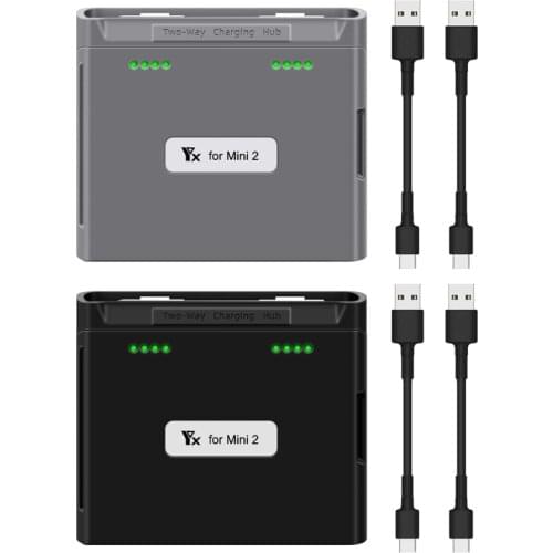 Mini Two-Way Charging Hub Batteries Manager Quickly Charge Power Bank Drone Accessories Compatible with Mavic Mini 2/Mini SE