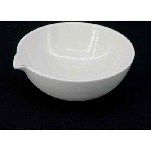 1000ml Ceramic Evaporating Dish Round Bottom With Spout Chemistry Laboratory