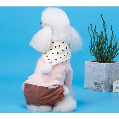 Dog Jumpsuit Hoodies With Hood Four Legs Autumn Winter Clothes for Pet Puppy Top Quality Pants For Small Medium Dogs