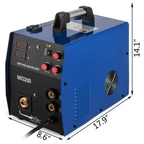 Gas 1KG 5KG wIre loops 200amp MIG MMA multi-functional inverter welder