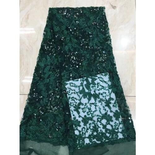 Nigeria Lace Fabric African Lace Fabric 2021 High Quality Lace With Sequins, French Lace Fabric D4231