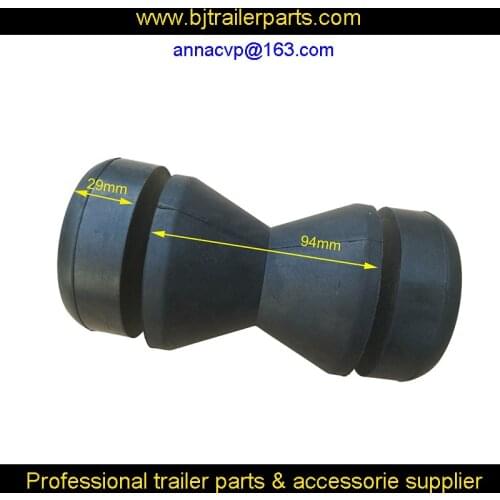 Bow roller for boat trailer , black rubber boat trailer roller, trailer parts