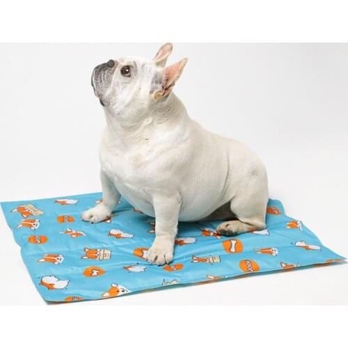 Waterproof Dog Cooling Mat Summer Gel Ice Cool Pad Heat Dissipation Bed Washable Reusable Cooler Blanket Breathable
