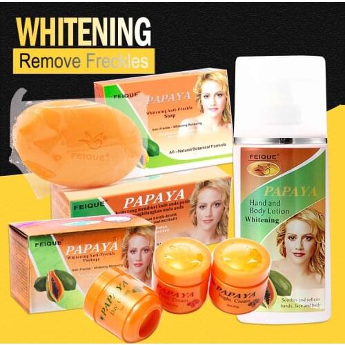 FEIQUE Papaya Whitening Hydrating Daily Moisturizing Body Lotion, Korean Skin Care Women Product,huge Bottle 400ML/14FL.OZ