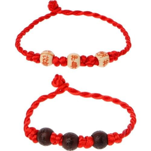 Kabbalah Red String Braided Bracelet Protection for Good Luck Amulet Jewelry