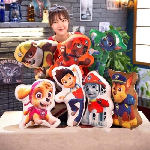 New Paw Patrol Plush Doll Cute Big Size Stuffed Toys Soft Pillow Gifts for Children Kids Birthday Christmas Gift Present