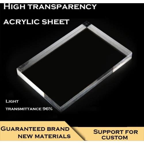 Transparent Acrylic Thick Plate Polishing Advertising Board Milky Plexiglass Whole Board Isolation Board Size Custom Processing