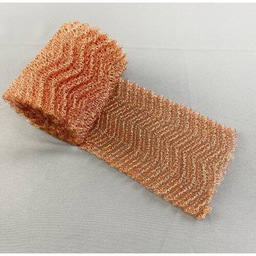 6 Wire Pure Copper Mesh woven filter 0.5-10 m 100 mm wide sanitary food grade distilled home brew beer