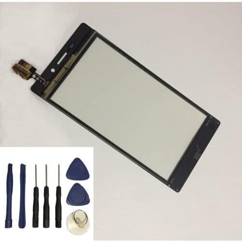 For Sony Xperia M2 Touch Screen D2302 D2303 D2305 D2306 Front Touch Screen Glass Digitizer Sensor Touchpad + Free Tools