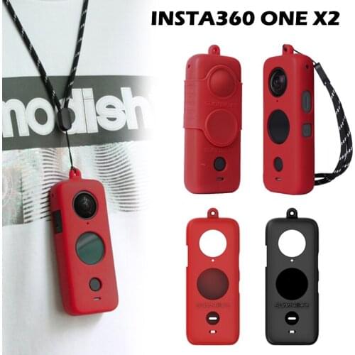 Insta360 ONE X2 Silicone Case Lens Screen Protective Cover Shell Dustproof Body Sleeve For Insta360 ONE X2 Camera Accessories